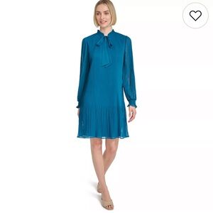 Harper Rose Long Sleeve Shift Dress Size 12 Cypress Green